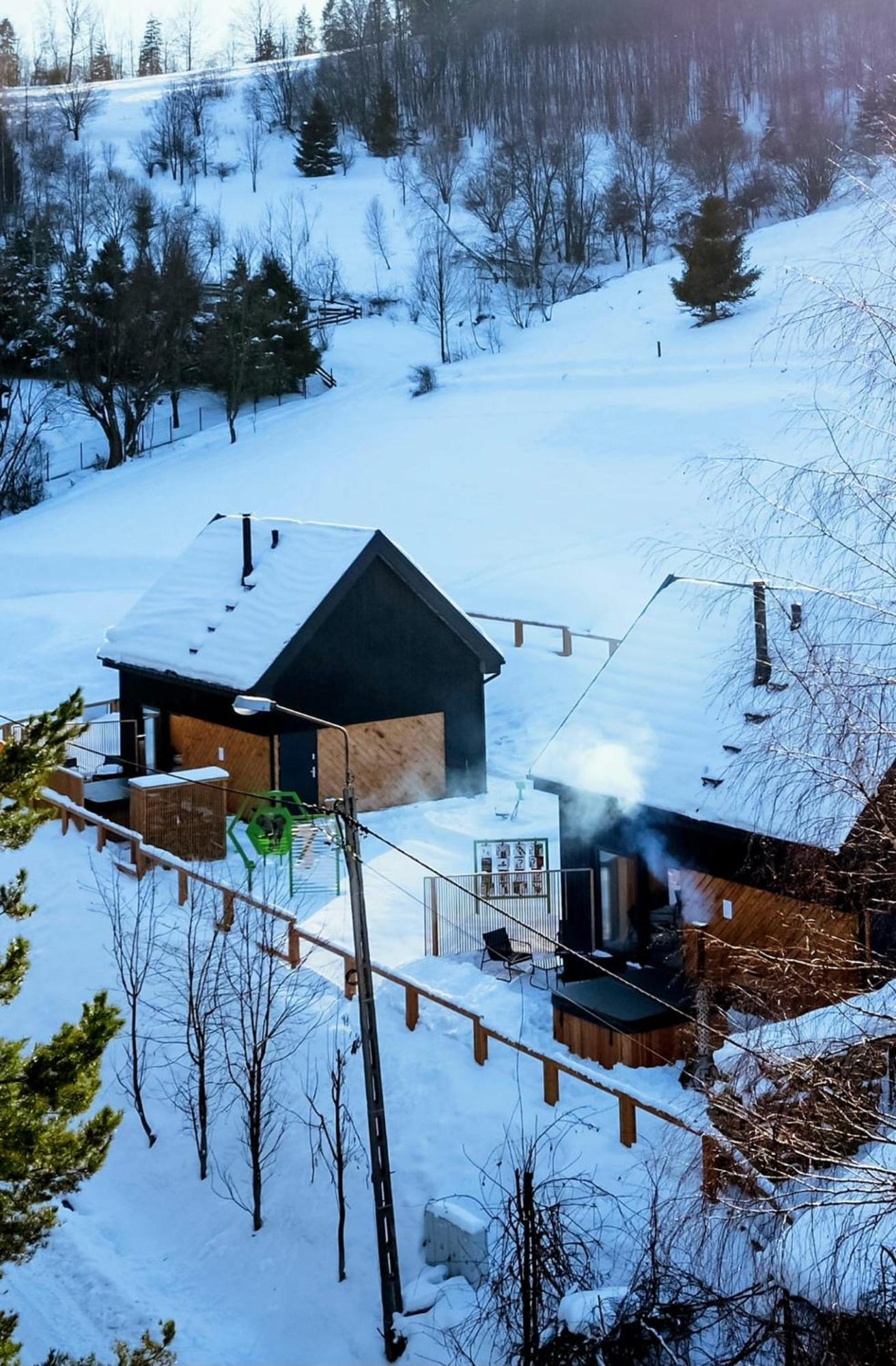 Projekt Swit - Domki Z Prywatna Jacuzzi I Sauna Zywiec Luaran gambar